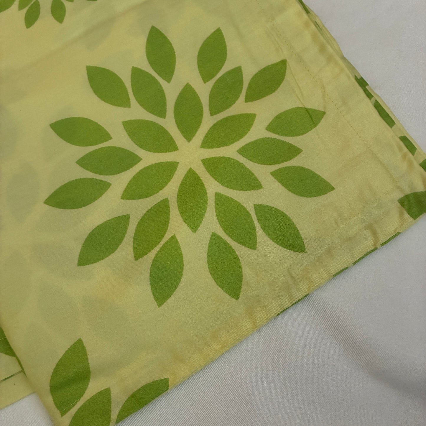Yellow Floral 300TC Premium Cotton Pillow Covers