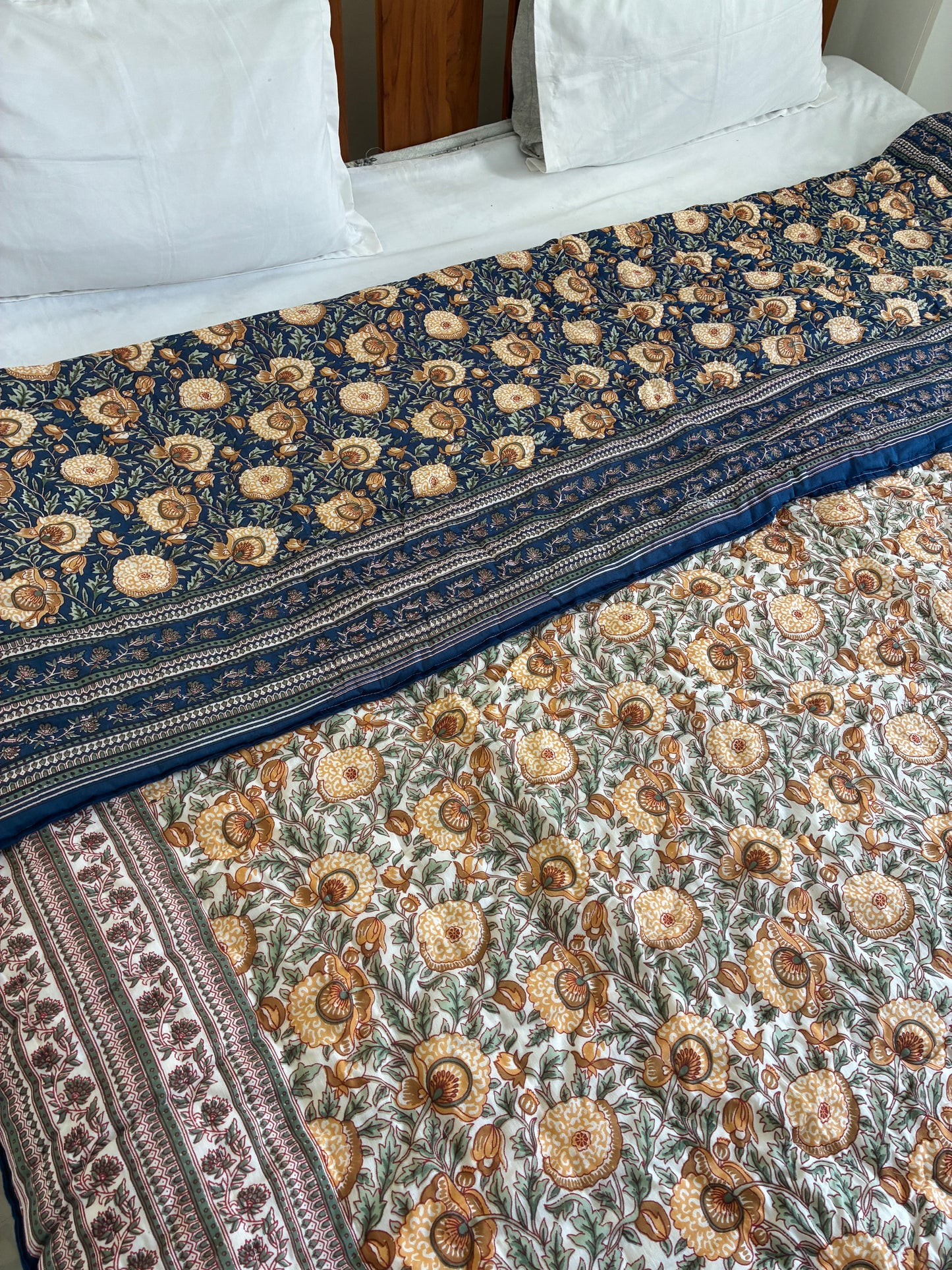 Reversible Cotton Double Quilts