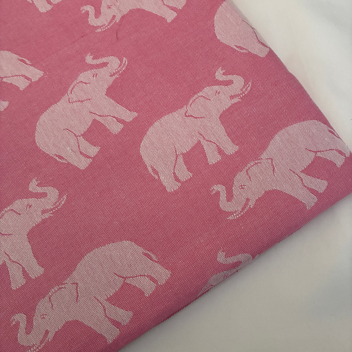 Pink Elephant Single Size Blanket / Throw