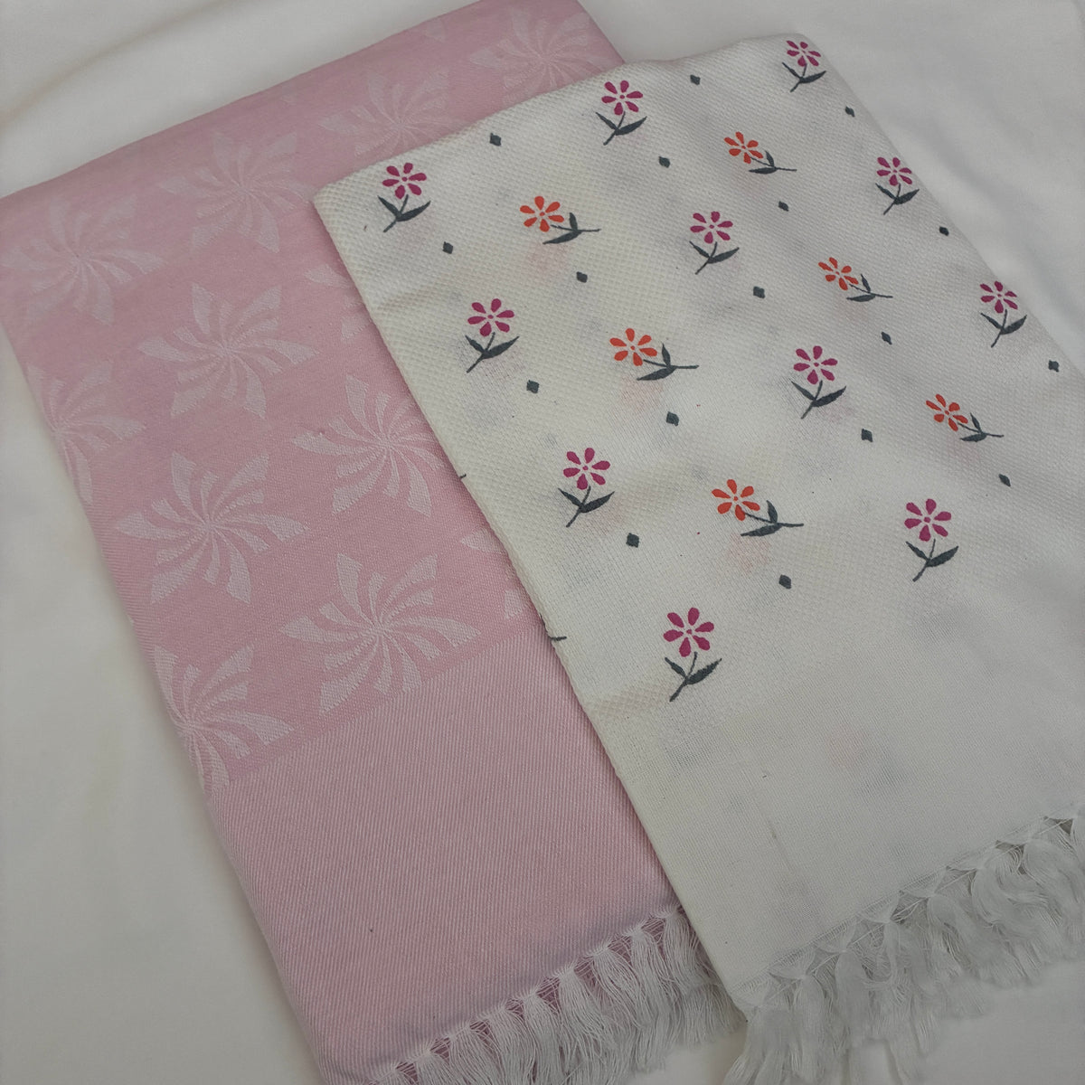 Cotton Single Blanket with Free Towel