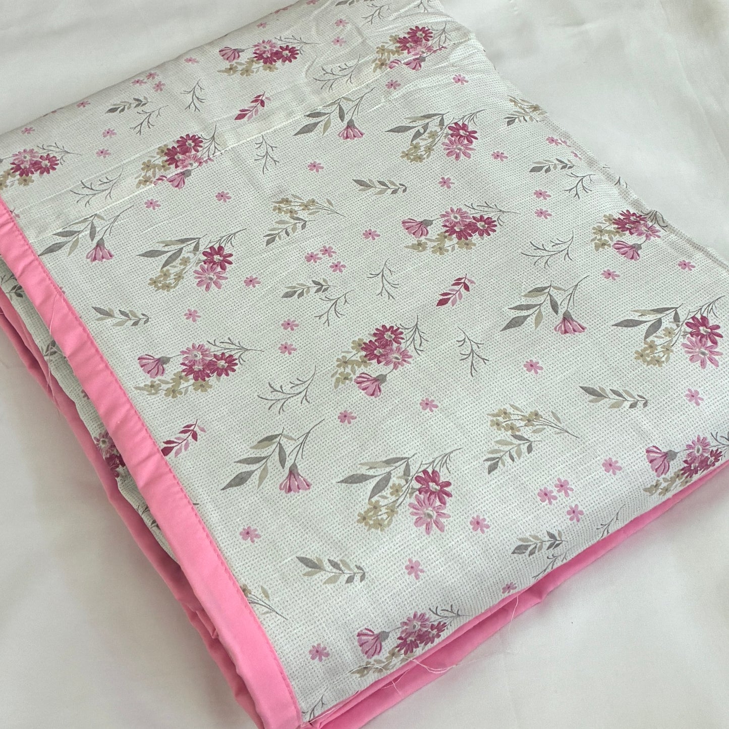 Blush Bloom Reversible Cotton Double Size Dohor
