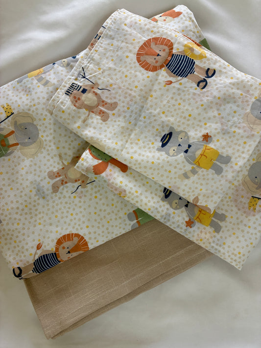 King Size SatinCotton Bedspread 100x110 in