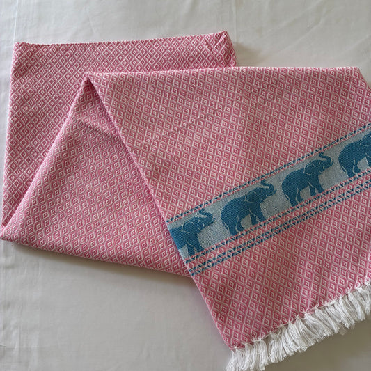 Long Cotton Bath Towel