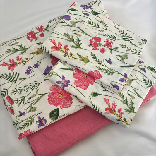 King Size Cotton Bedspread 100x110 inches