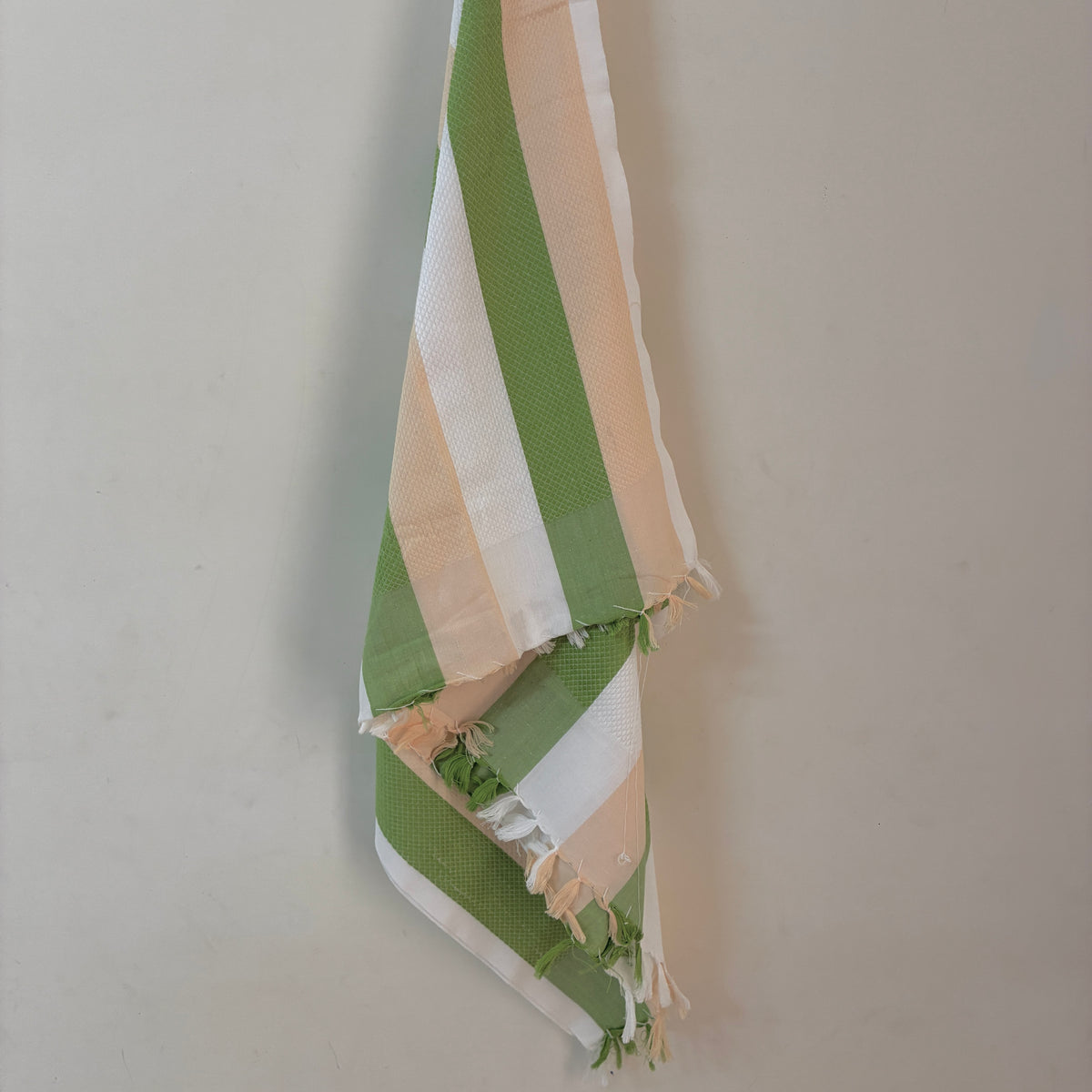 Green with Sandal Cotton Bath Towels