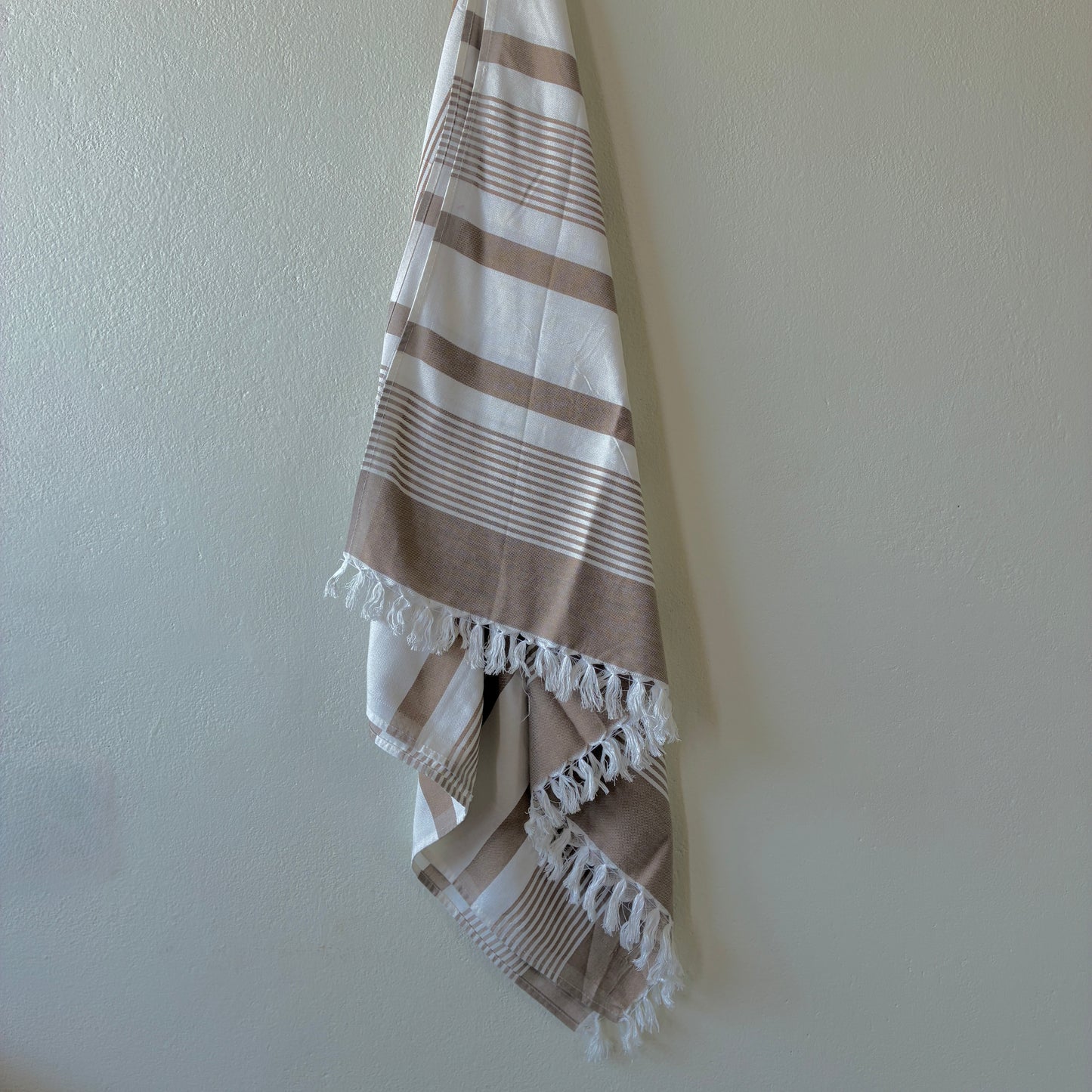 Brown Stripes Bamboo Bath Towels