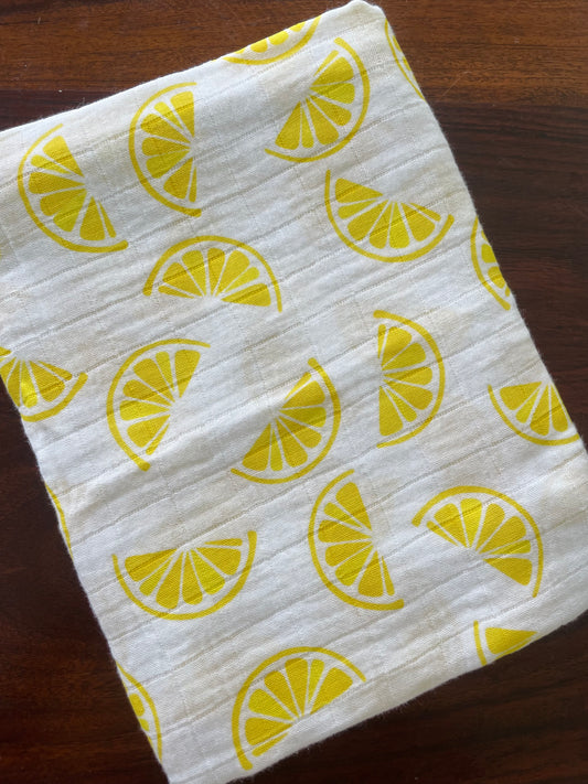 Lemon Muslin Bath Towel