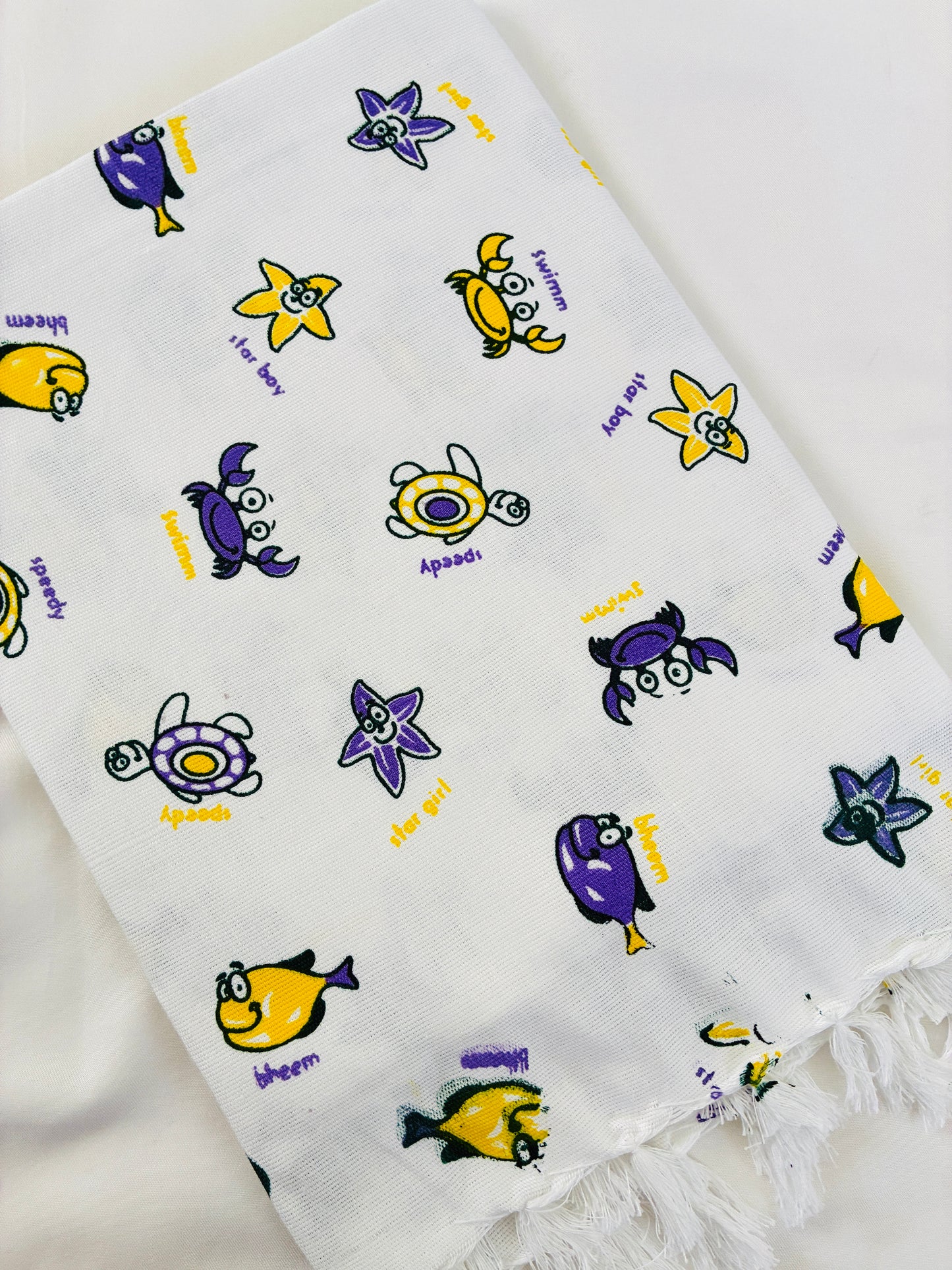 KIDS Print Cotton Bath Towels