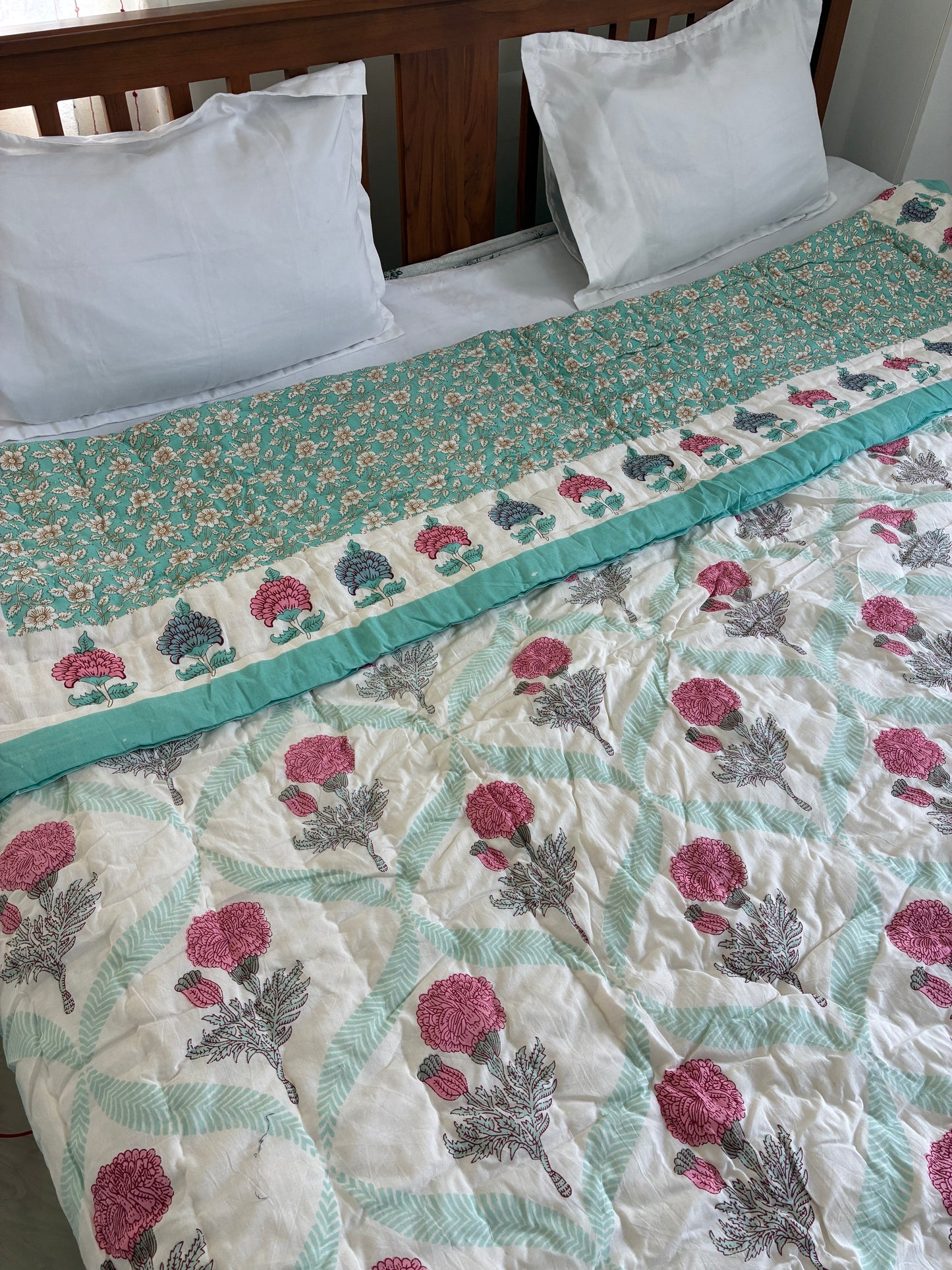 Reversible Cotton Double Quilts