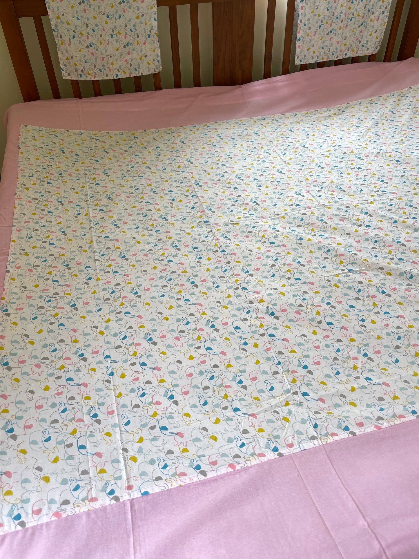 King Size Cotton Bedspread 100x110 in