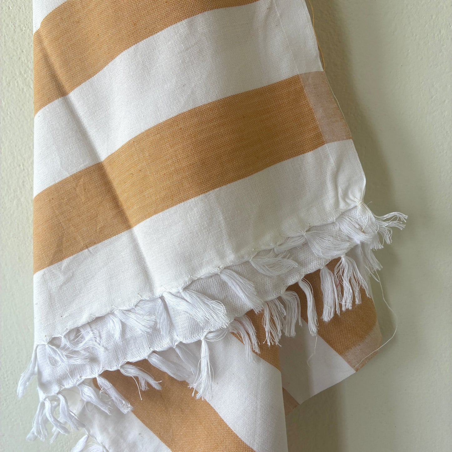 Brown Stripes Cotton Bath Towels