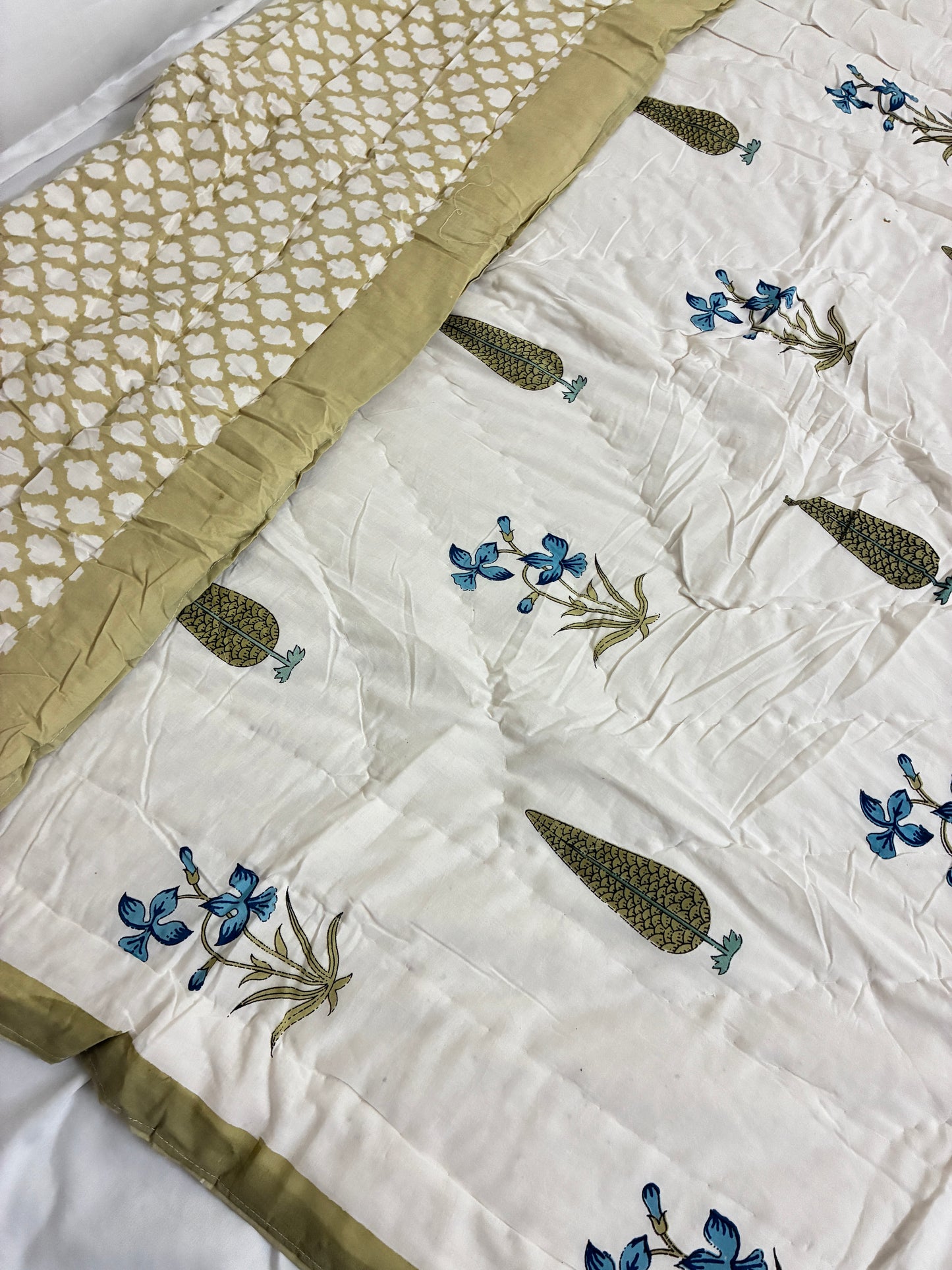 Reversible Single Size Cotton Quilt