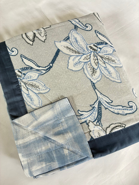 Blue Cotton Double Size Dohar