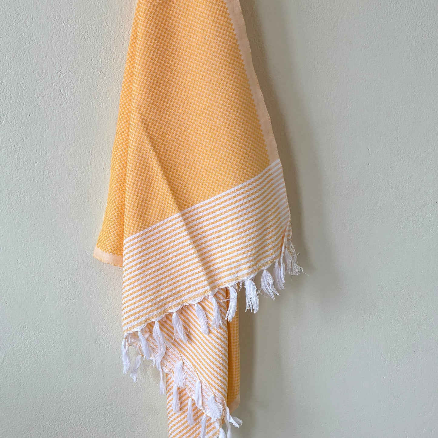 Yellow Cotton Bath Towels