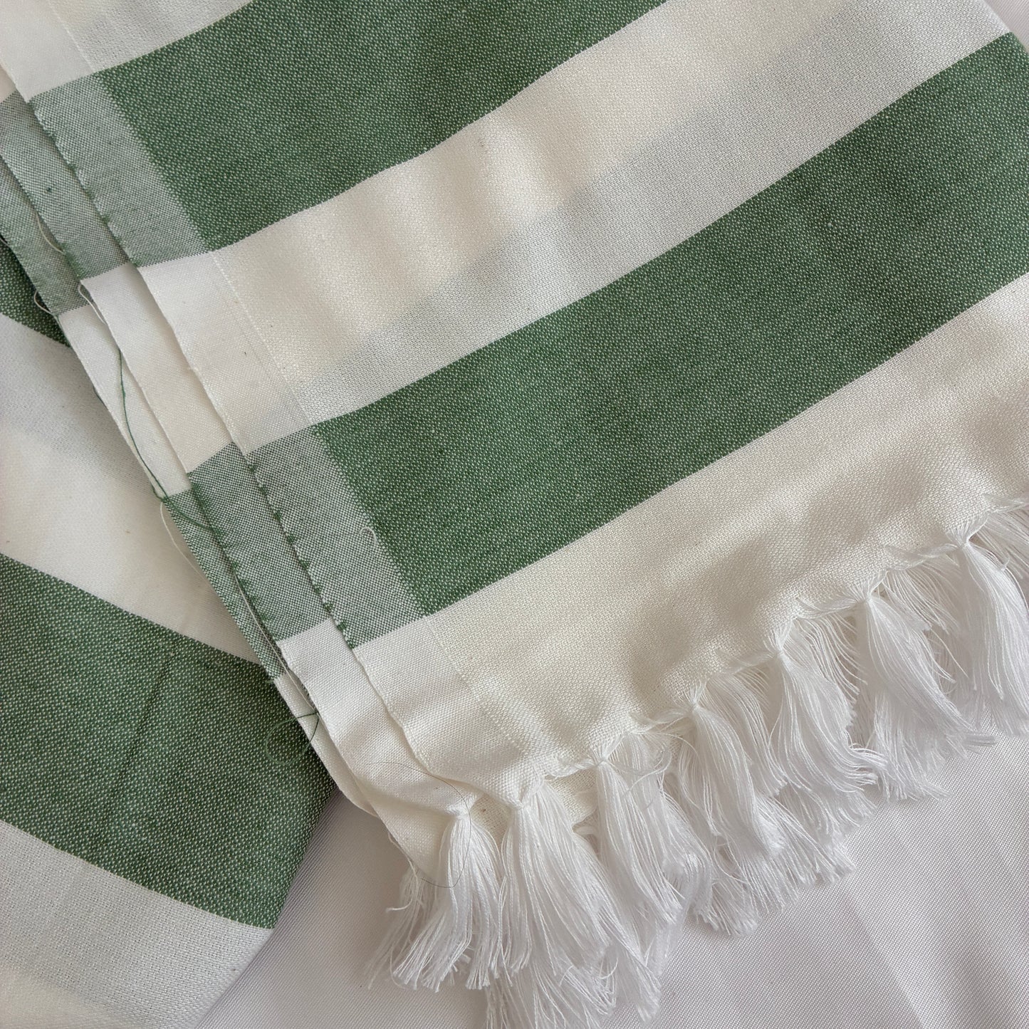 Olive green Extra Long Cotton Bath Towel