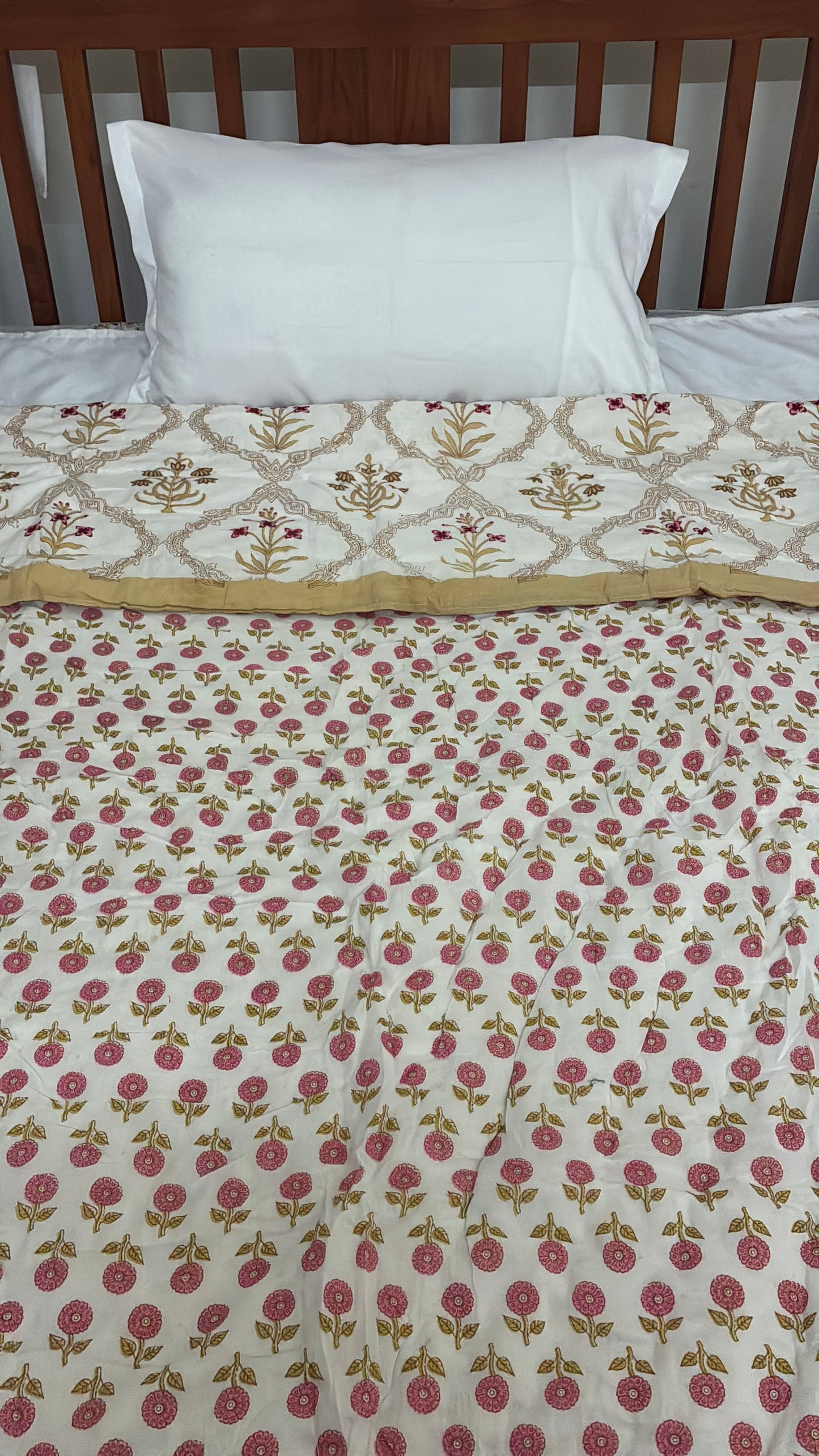 Reversible Single Size Cotton Quilt