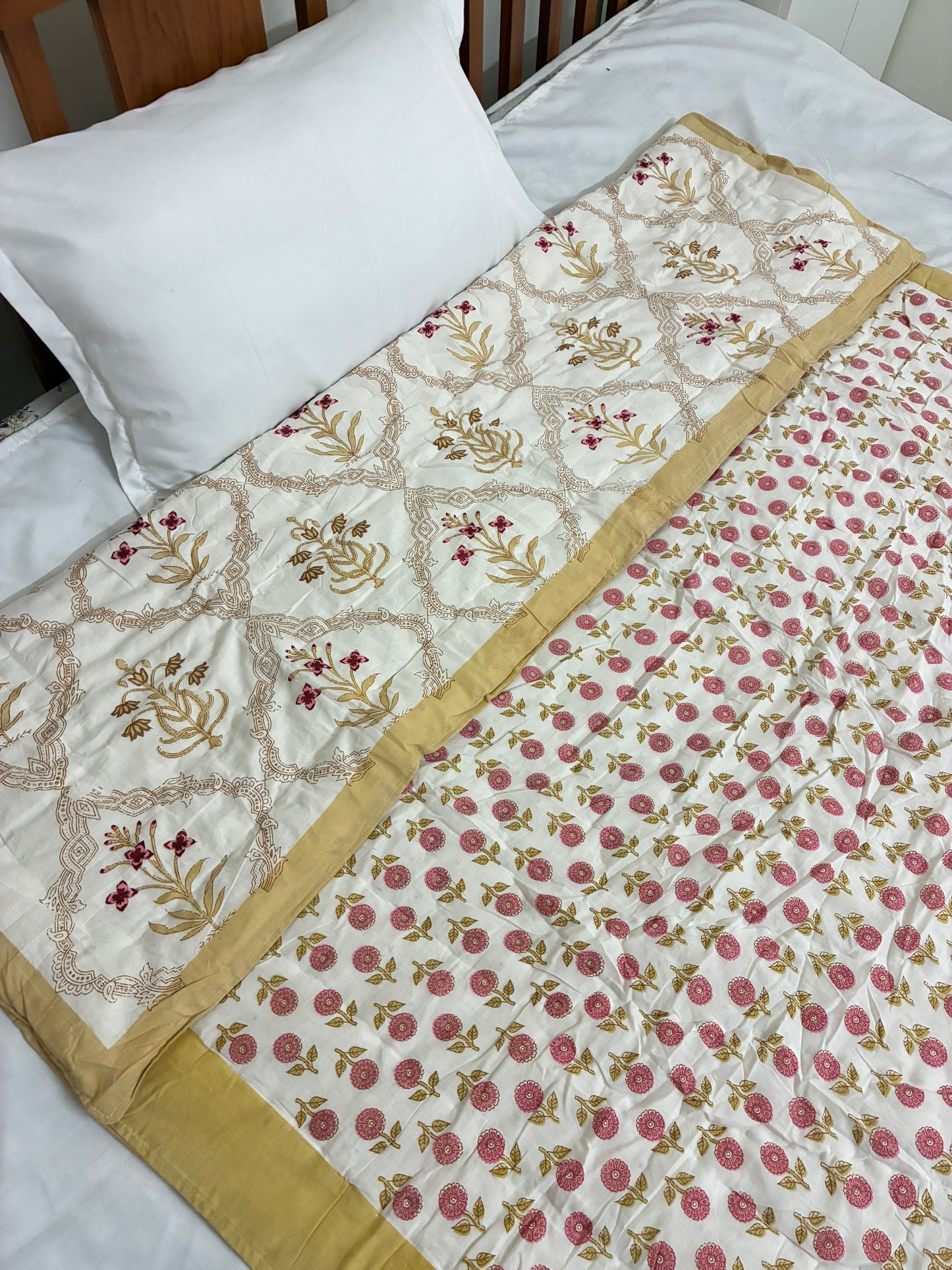Reversible Single Size Cotton Quilt