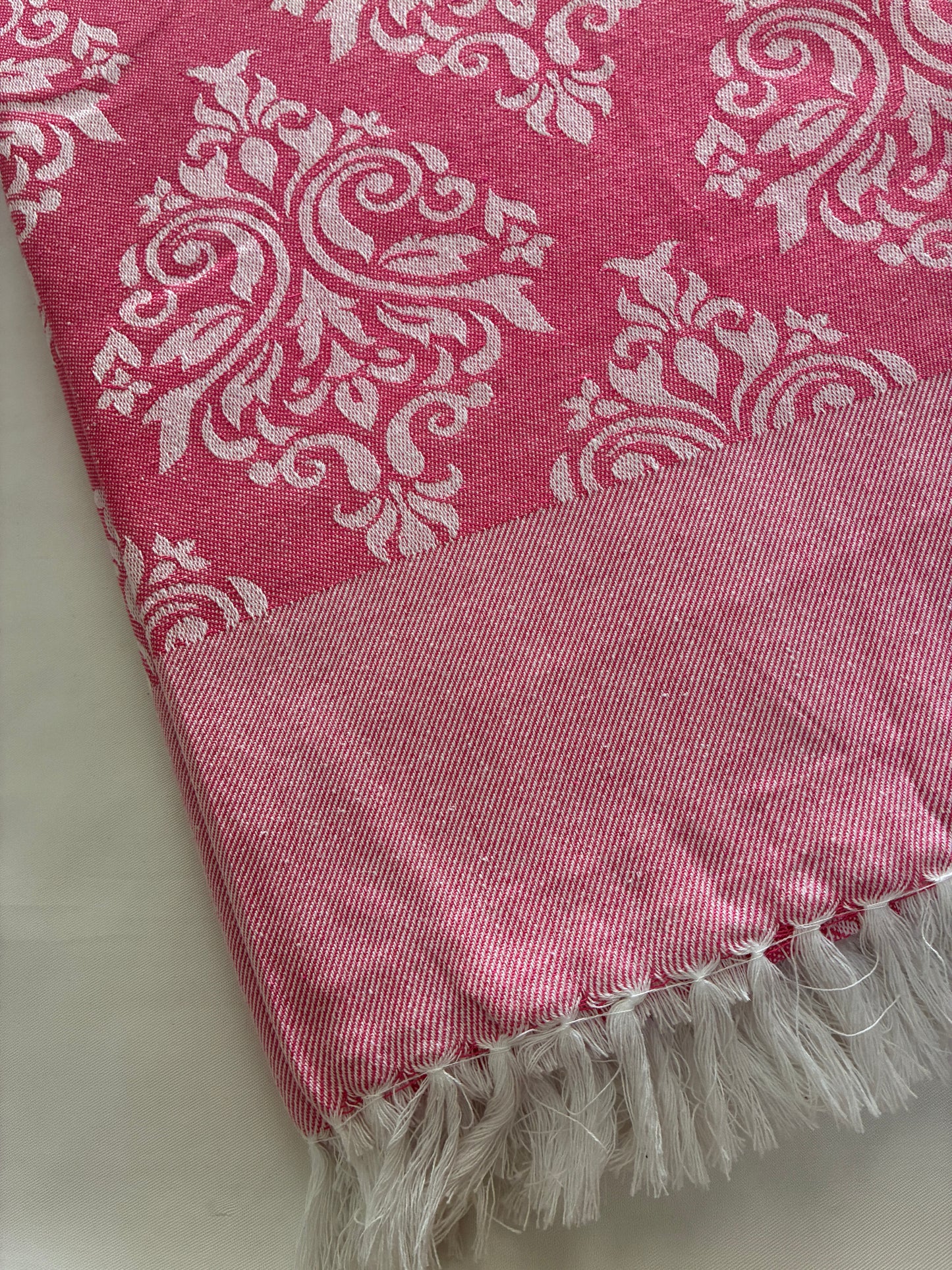 Pink Motif Single Size Blanket / Throw