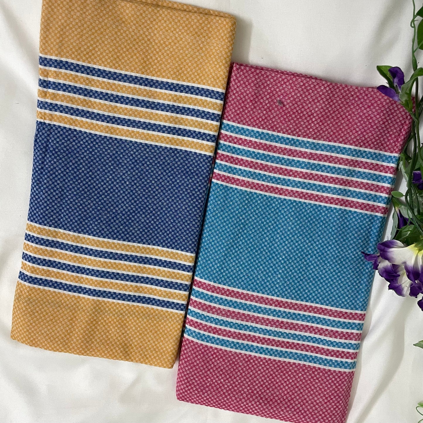 Multicolour Cotton Bath Towels(price for 1 towel)