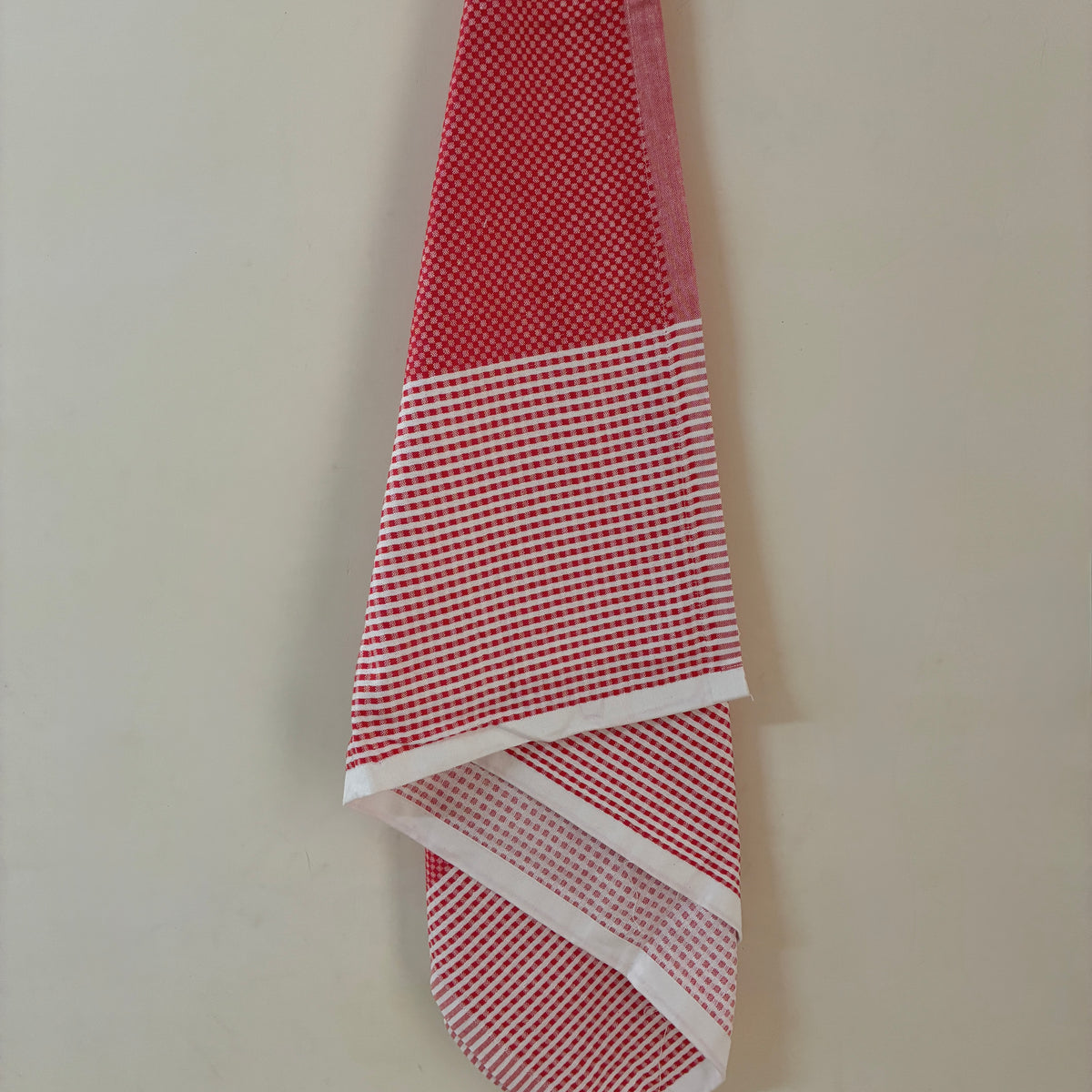 Red Cotton Bath Towels