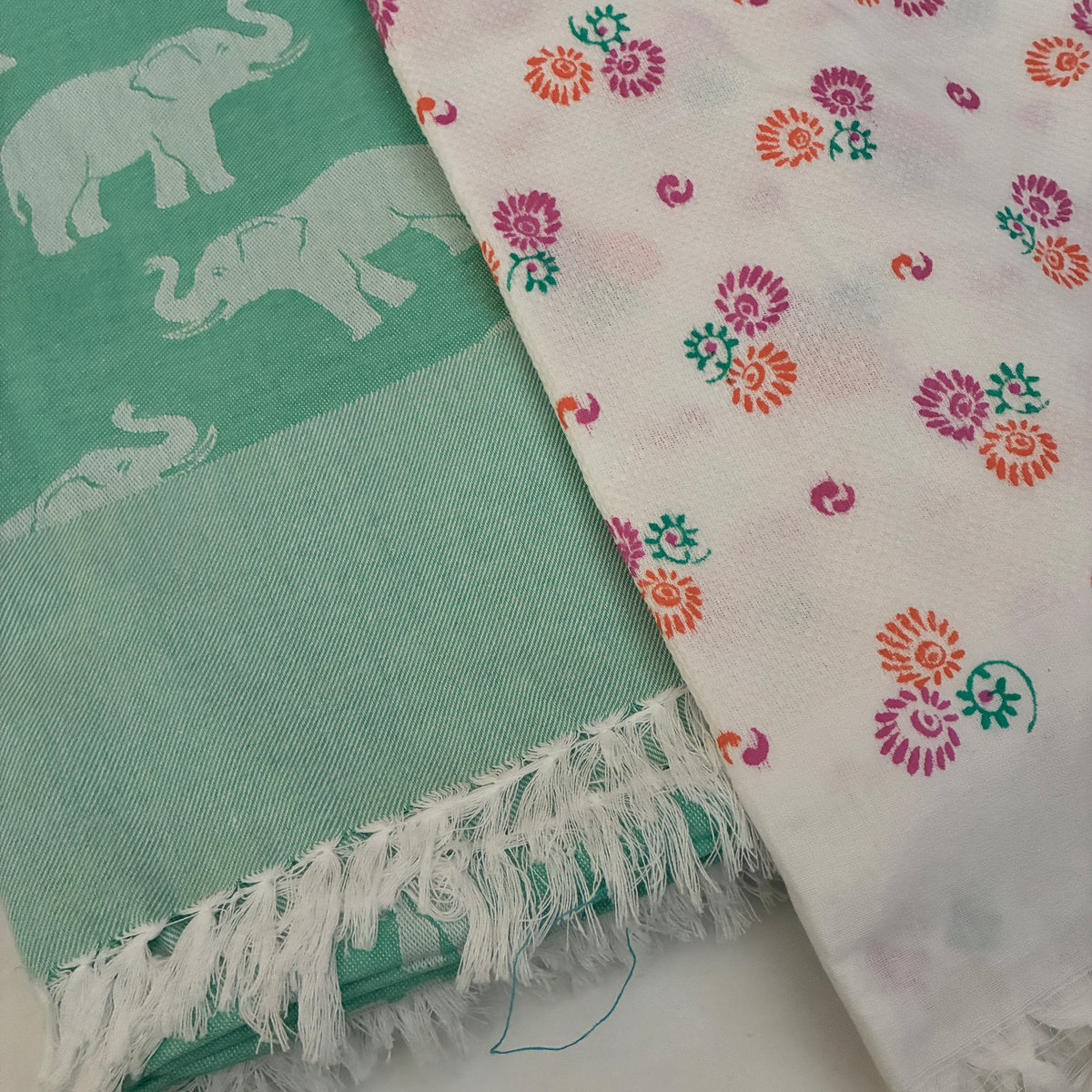 Cotton Single Blanket with Free Towel