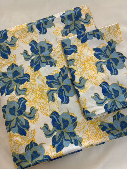 Single Size Cotton Bedspread with 1 Pillow Cover 60 x 90 in