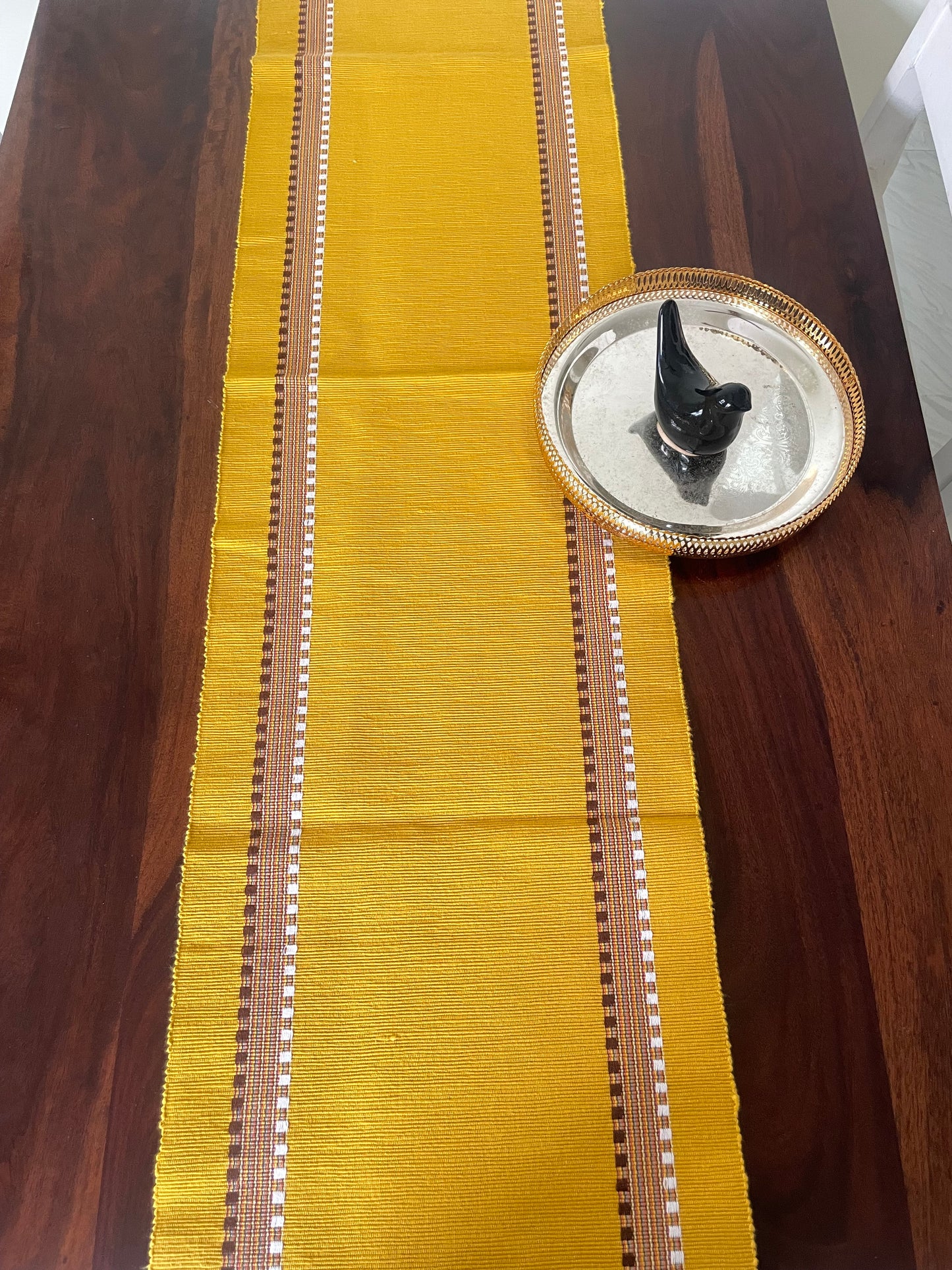 Yellow Table Runner 4.5 ft Long