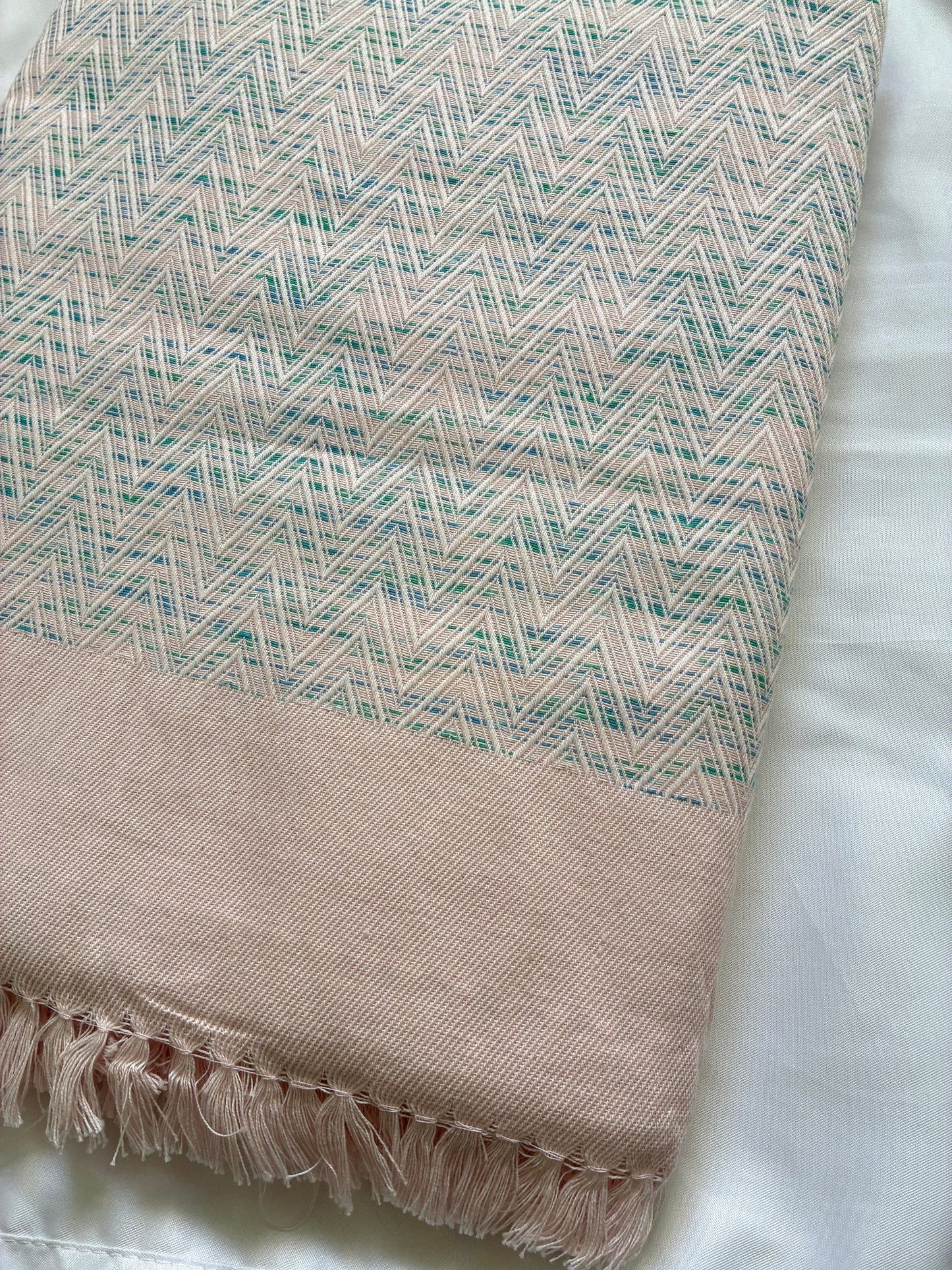 Peach Premium Cotton Blanket / Throw