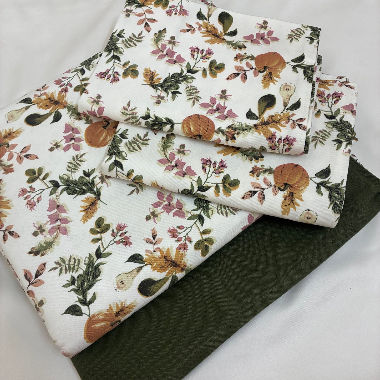 Pumpkin King Size Cotton Bedspread 100x110 in