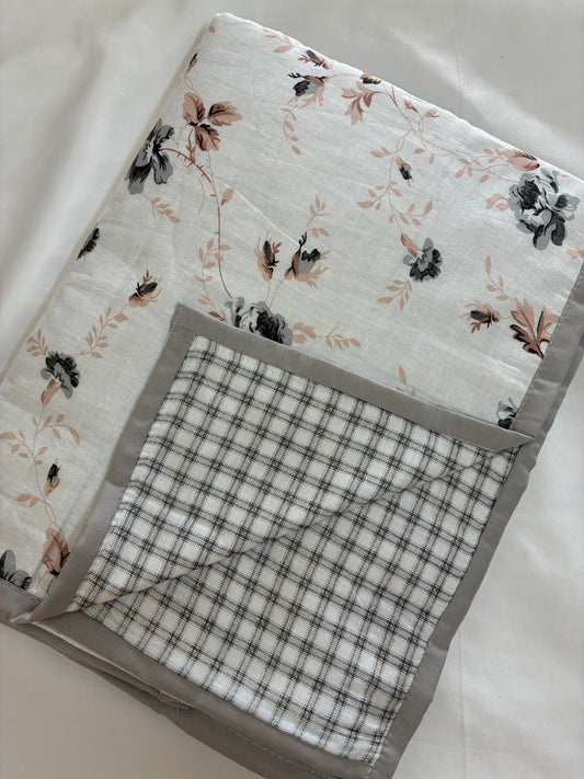 Floral Single Size Cotton Dohar