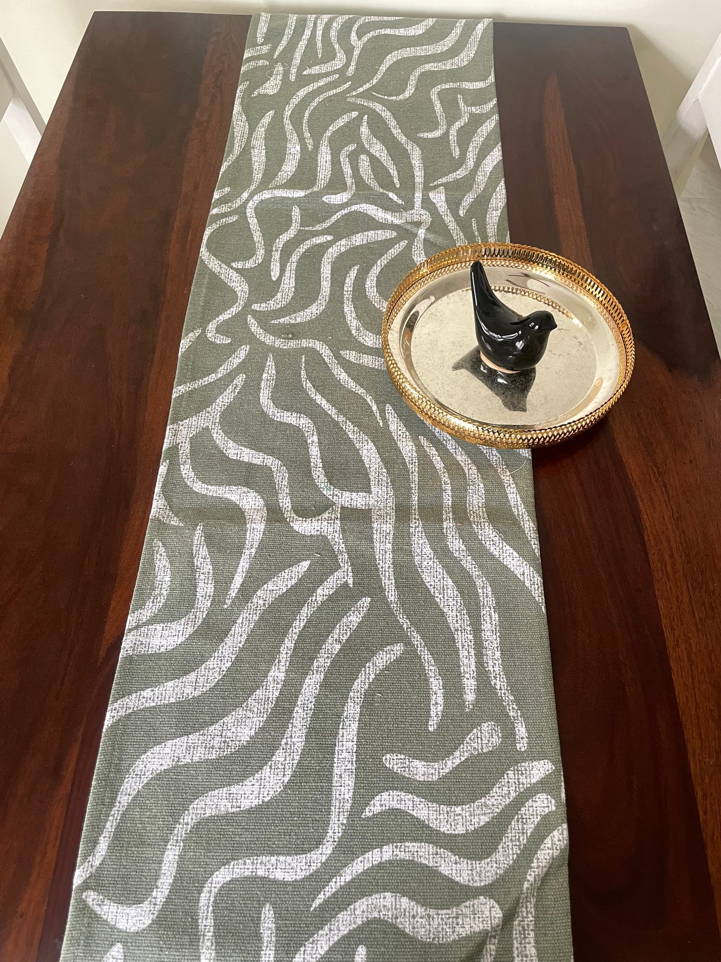 Abstract Table Runner 5ft long