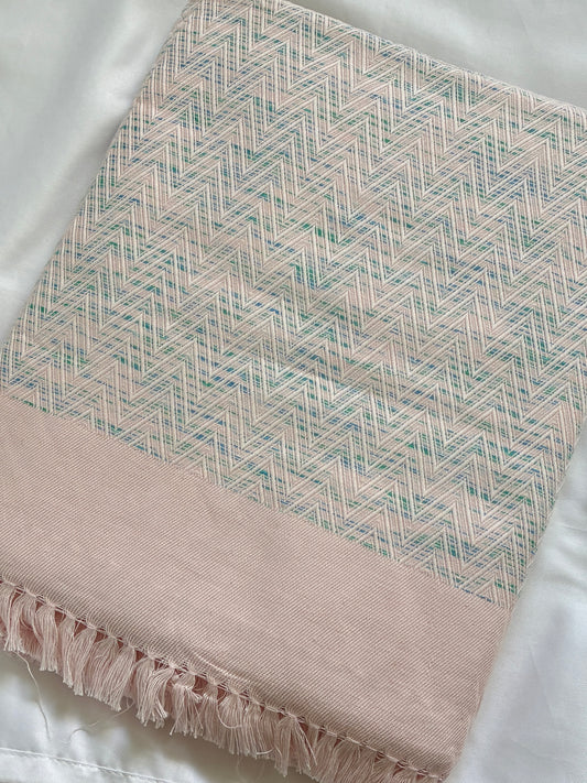 Peach Premium Cotton Blanket / Throw