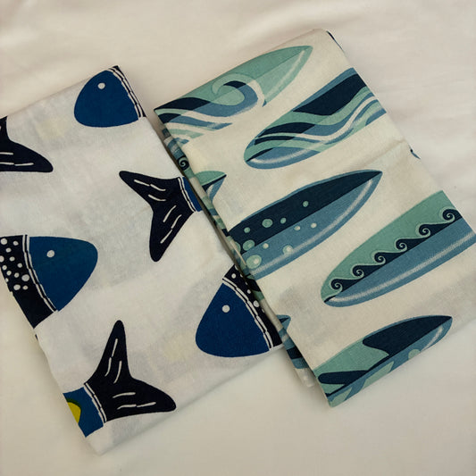 Printed Hand/Lunch Towels (Set of 2 )