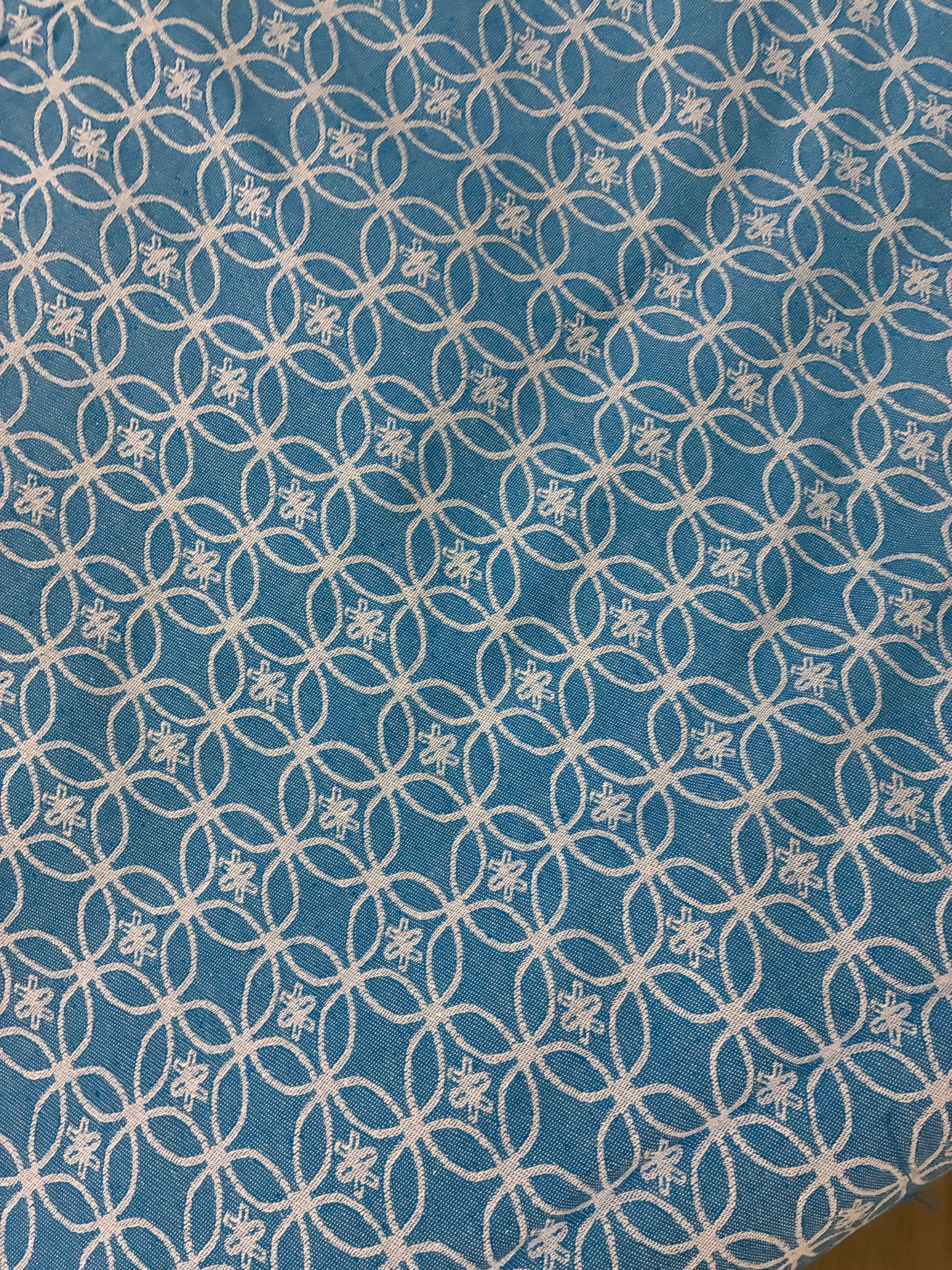 Premium Blue King Size Bedspread 108 x 108 in