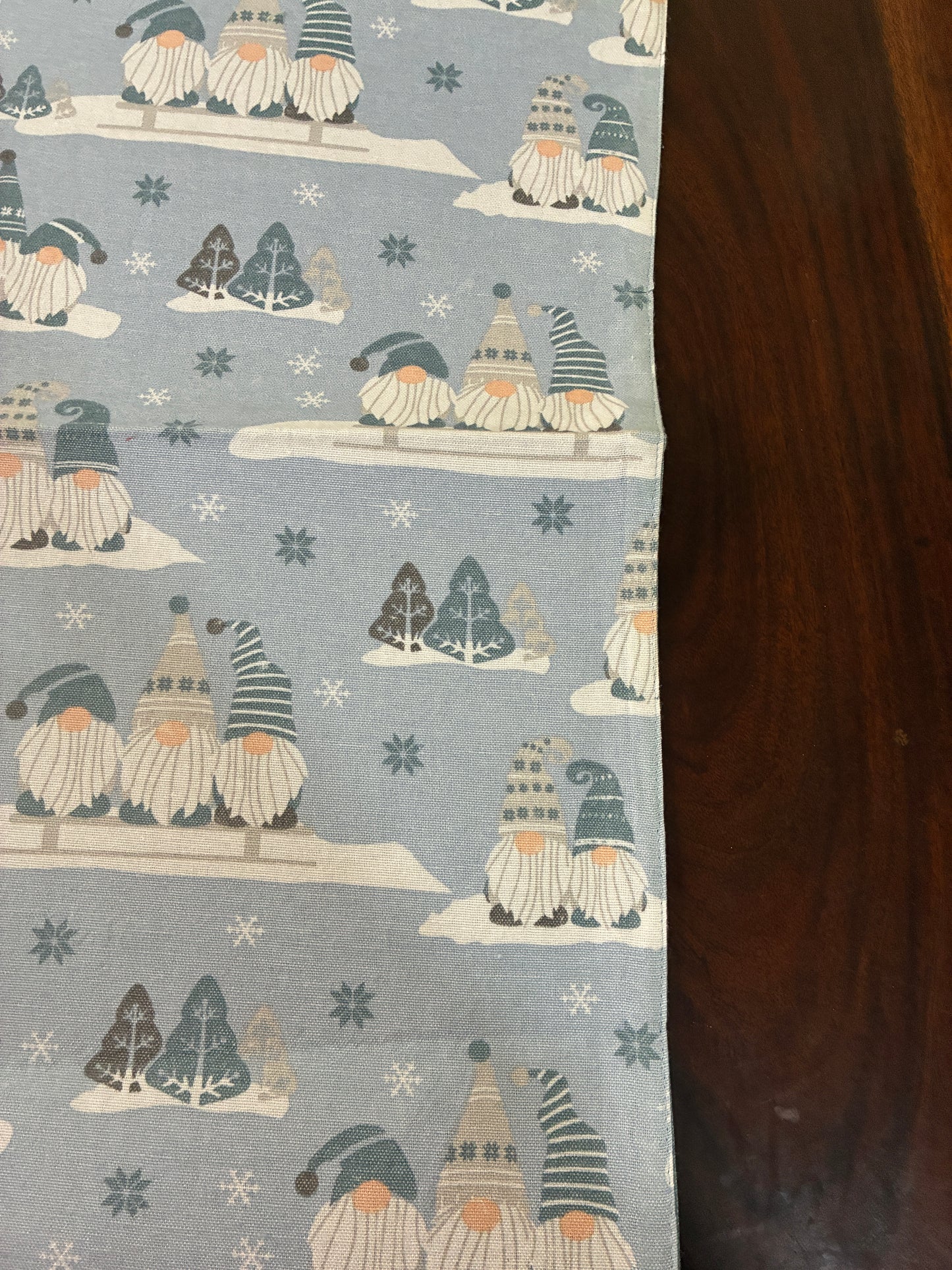 Christmas  Print Table Runner 6 ft long