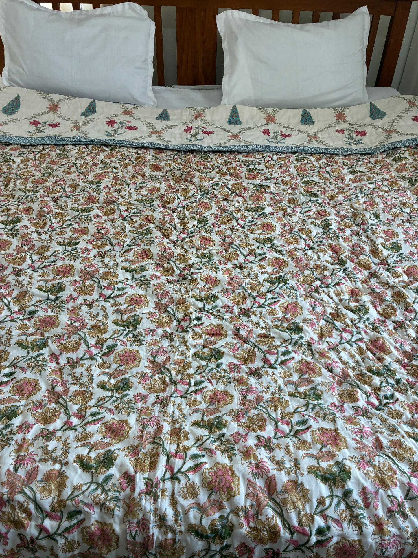 Reversible Cotton Double Quilts