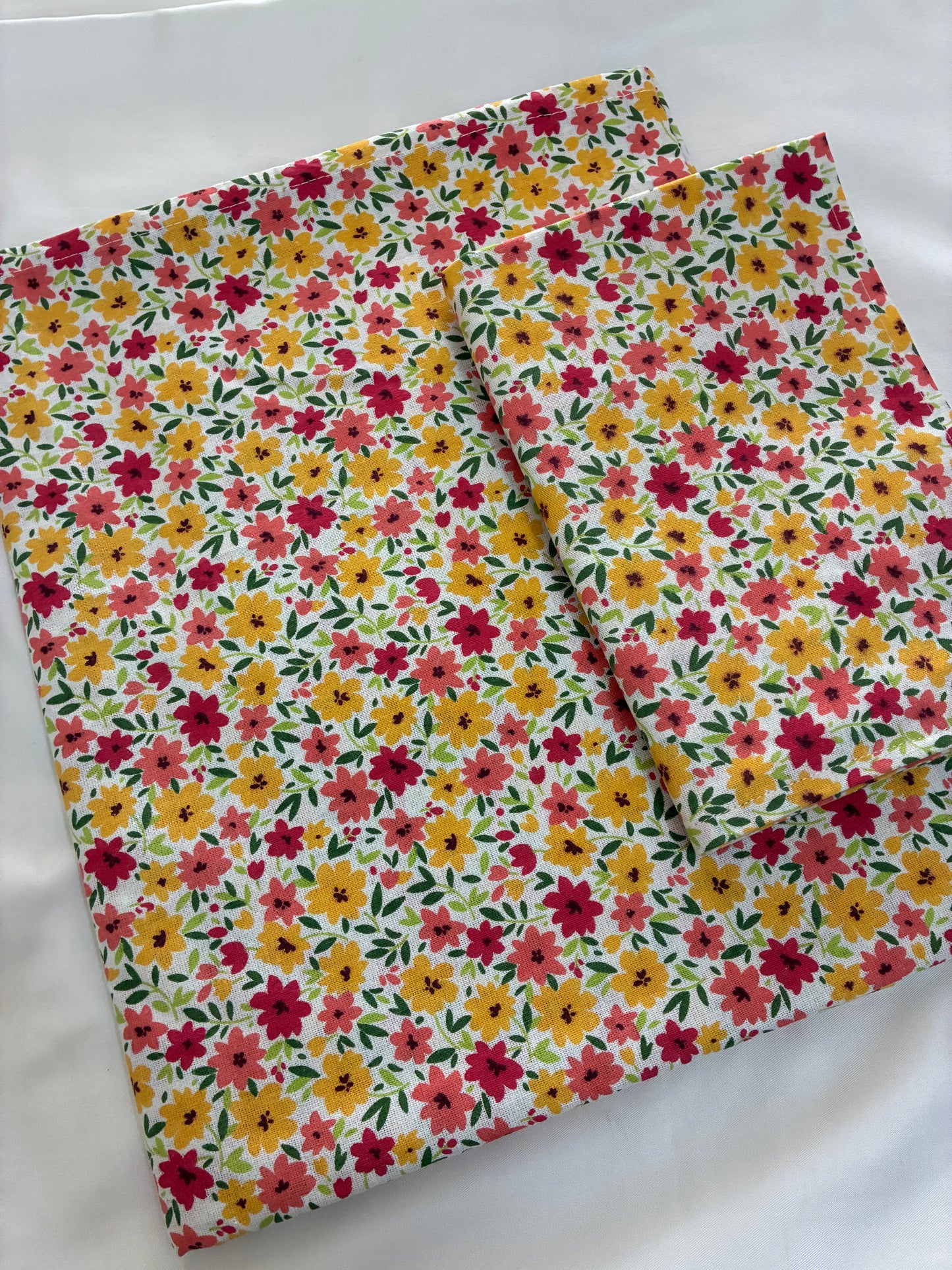 Single Size Cotton Bedspread with 1 Pillow Cover 60 x 90 in