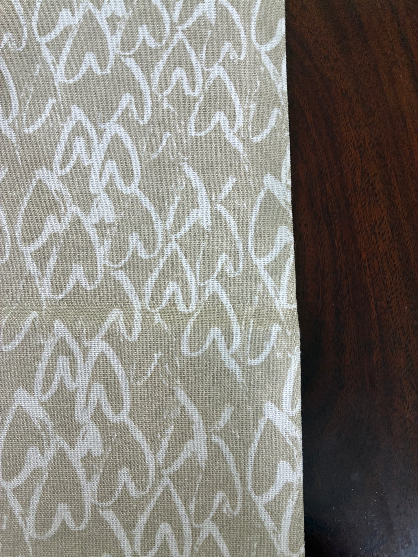 Hearts Table Runner 6 ft long