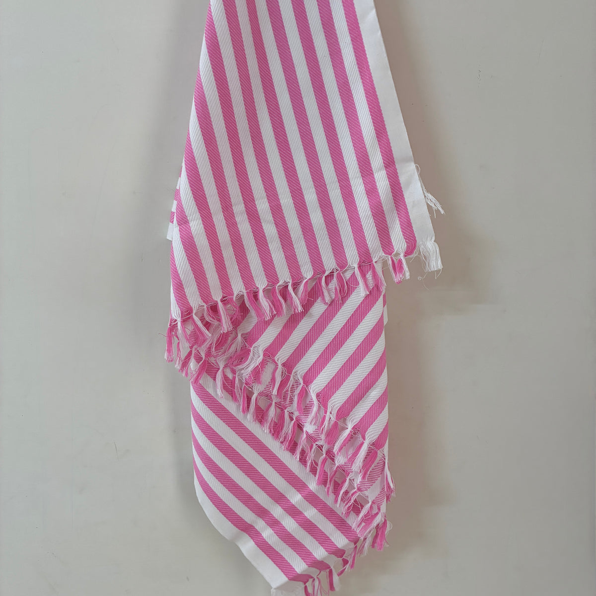 Pink stripes Cotton Bath Towels