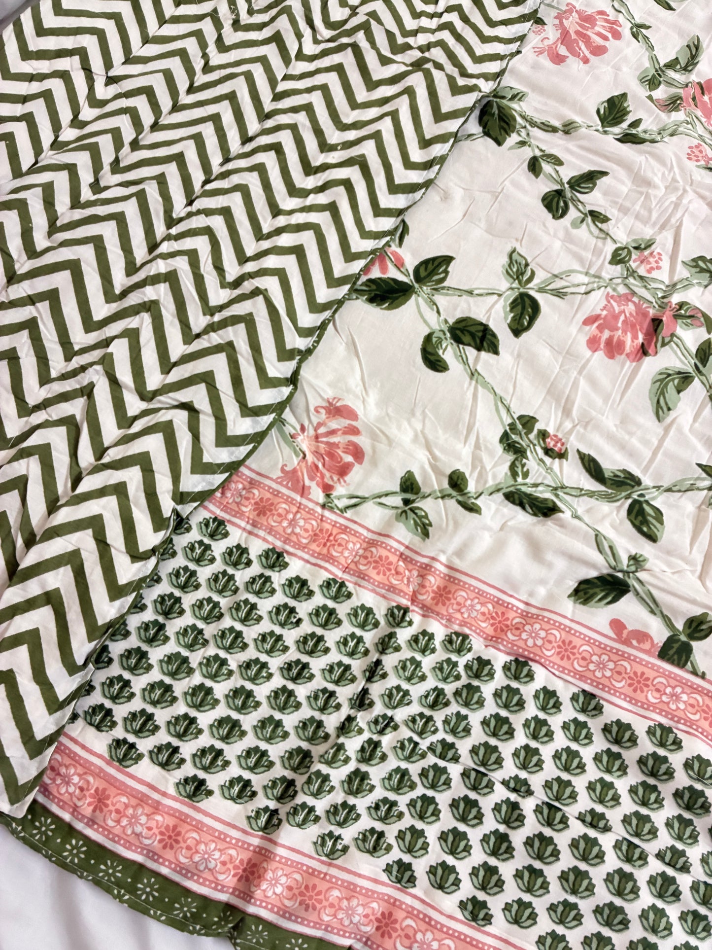 Reversible Single Size Cotton Quilt