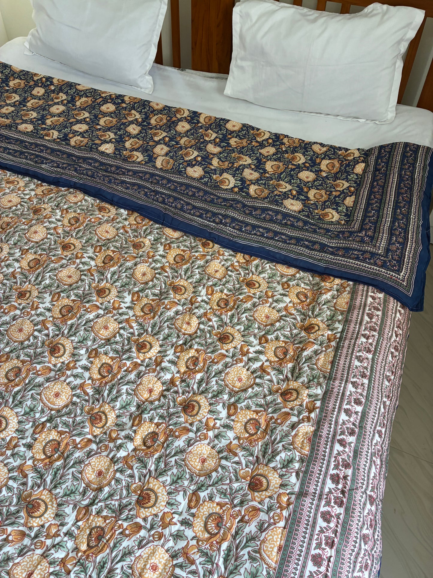 Reversible Cotton Double Quilts