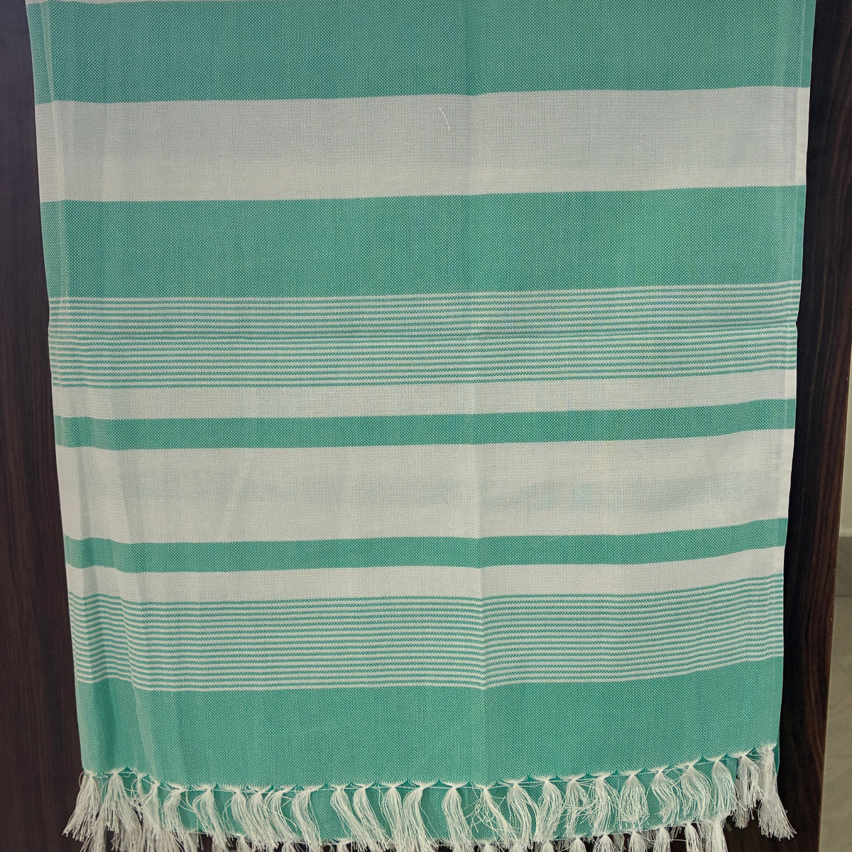 Greenish Blue Bamboo Bath Towels