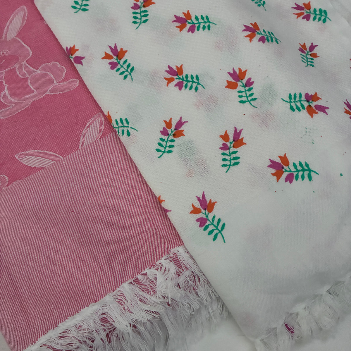 Cotton Single Blanket with Free Towel