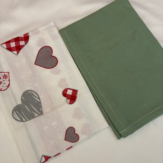 Printed Hand/Lunch Towels (Set of 2 )