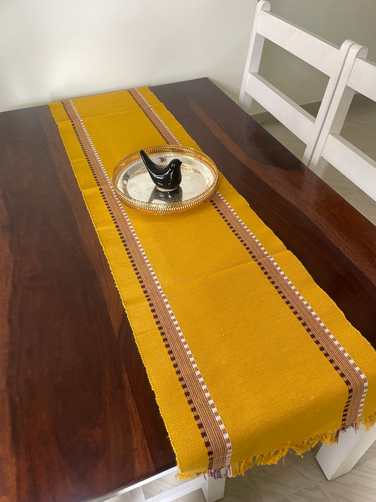 Yellow Table Runner 4.5 ft Long