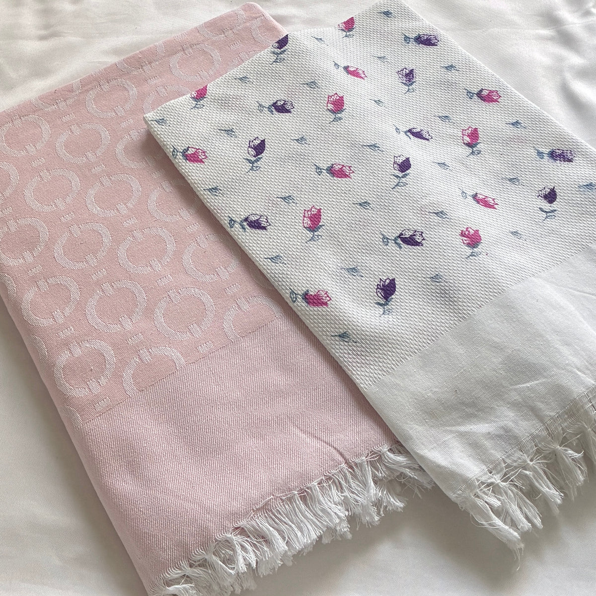 Cotton Single Blanket with Free Towel