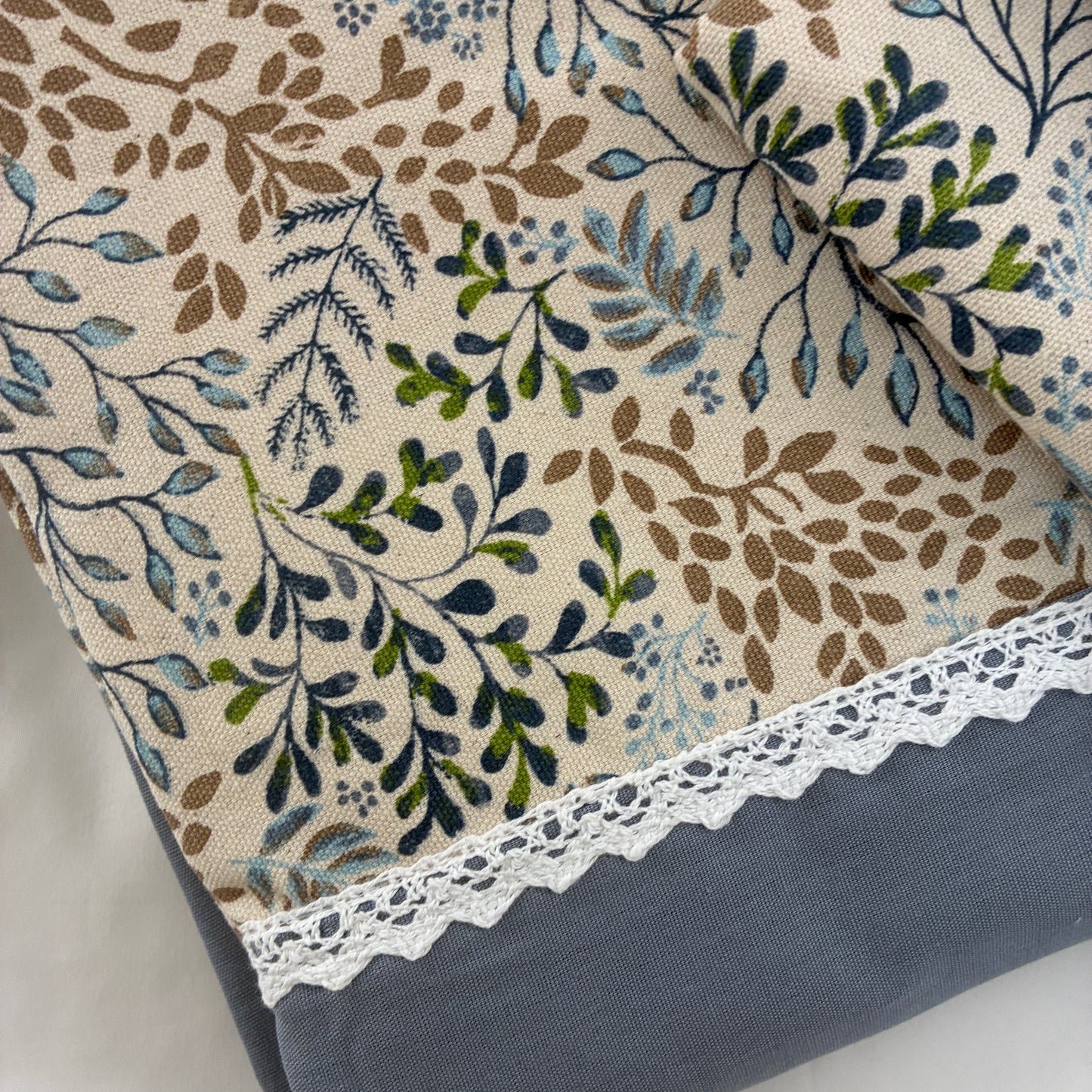 Lace King Size Cotton Bedspread 100x110 in