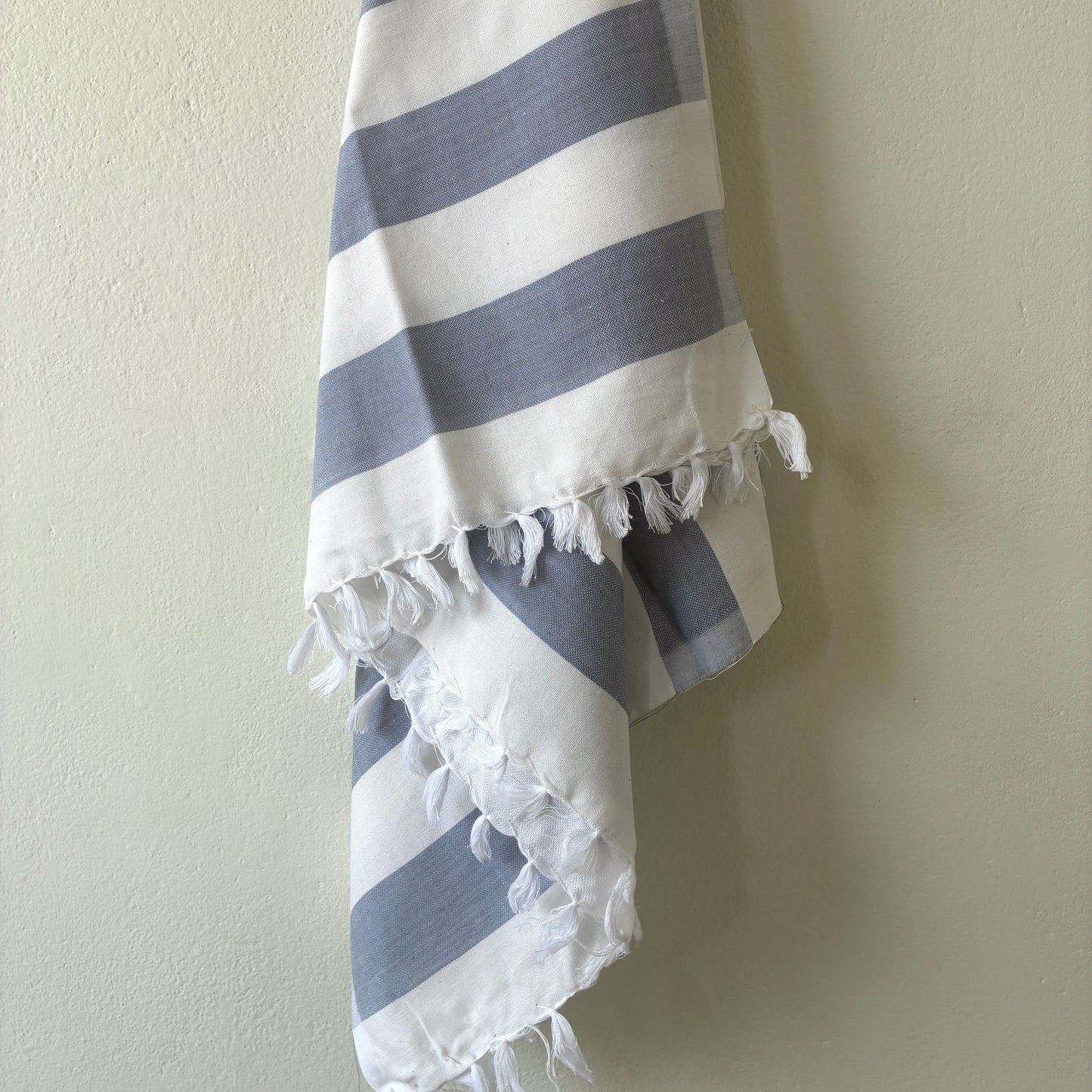 Grey Stripes Cotton Bath Towels