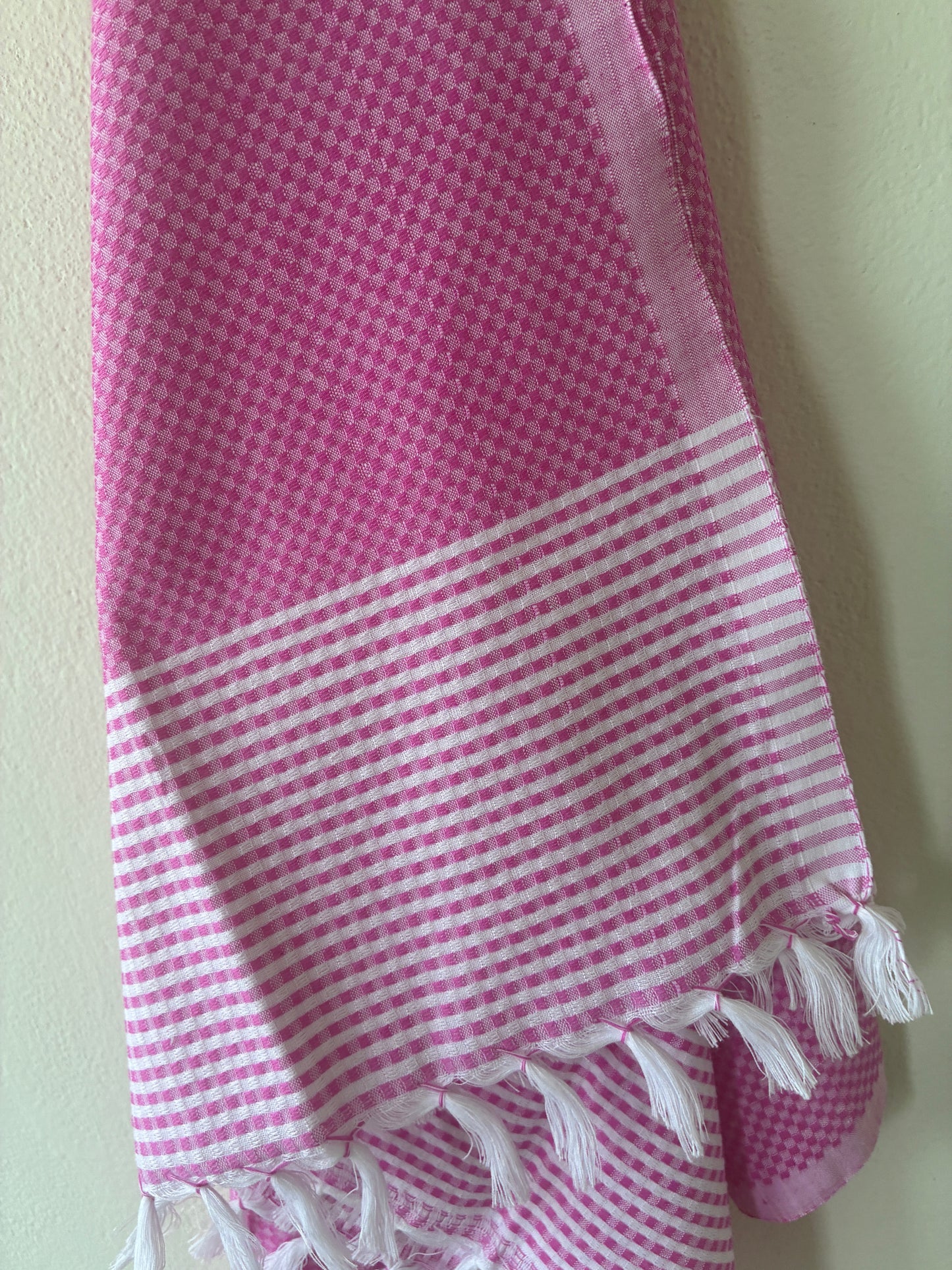 Pink Cotton Bath Towels