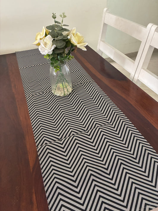 Zig Zag Table Runner 4 ft long